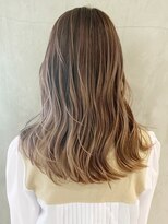 アイティー バイ アルバム 中野店(IT by ALBUM) ピンクバレイヤージュ_ローライトスリークボブ_ba287171