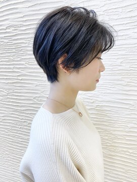 モリオ フロム ロンドン サッポロファクトリー店(morio FROM LONDON) 【morio札幌】札幌ショート大人かわいい黒髪ショート前髪あり