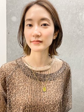 カサネ(casane) 【CASANE下北沢】レイヤーボブ×インナーハイライト【渡辺祐磨】