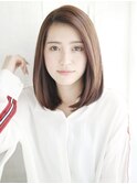 ツヤ感ナチュラルストレート