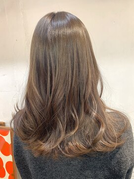 スタンス(stance) 韓国風くびれヘア！ブリーチなしグレージュでツヤ髪♪