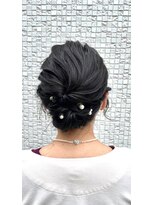 ヘアサロン ムク(HAIR SALON.MuKu)&nbsp;結婚式大人可愛い下めシニヨン