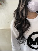 #プルエクステ #ロング #ハイライト