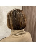 ビキ(BIKI)&nbsp;メッシュでふんわりボブに！