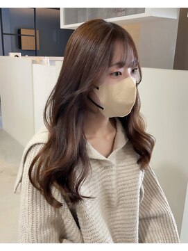 ライリー(riley) 小顔カット＋ナチュラルブラウン