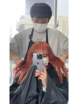 スリー(three) オレンジピンク