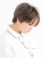 アース 三軒茶屋店(HAIR&MAKE EARTH)&nbsp;三軒茶屋_レディース_ショート_グレージュ_ハイトーン_ブリーチ