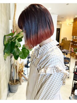 イル(ill) ボブ　テールカラー　裾カラー