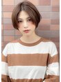 アグ ヘアー ロナック 宇都宮西川田店(Agu hair ronach) 小顔ショート、カラー#ナチュラルブラウン