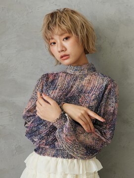 グランド ソシエ 御影店 ニュアンスショート/ハイトーン［御影/御影駅/阪神御影駅］