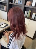 艶々ボルドーカラー 秋カラー ワインレッド