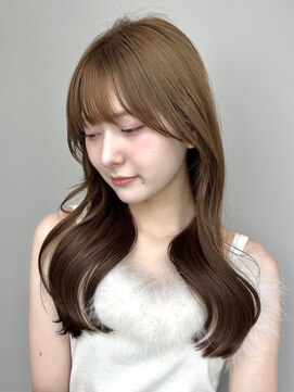 トリッカ シブヤ(TRICCA SHIBUYA) ガーリーヘア/韓国巻き/ラベンダーベージュ/髪質改善カラー/