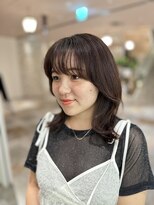 ピークアブー アヴェダ アトレ恵比寿(PEEK-A-BOO AVEDA) カットで作るくびレイヤー 顔まわりレイヤー ミディアムヘア