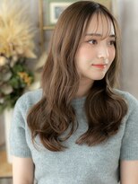 カバーヘア ブリス 北浦和(COVER HAIR bliss) カーキグレージュ顔回りレイヤーモテロングa北浦和20代30代40代