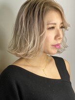 ビーチェ 小岩(Bice)&nbsp;抜け感溢れる大人ボブ　透明感カラー/Wカラー/ブリーチ