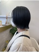 切りっぱなしボブ　中村