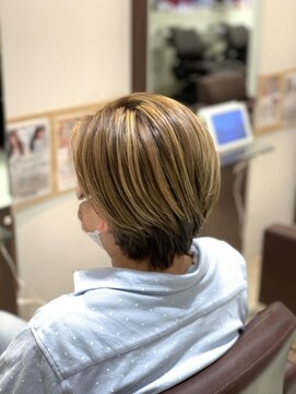 タヤ シァル鶴見店(TAYA) ハイライトカラー 白髪ぼかし