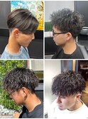 NEWショートパーマ☆<米子><理容室><メンズ美容室＞