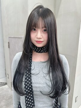 フェブ(fev) ［fev_otoha］black greige＋layercut