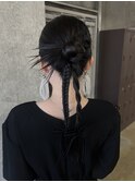 お呼ばれヘアセット