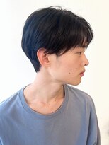 モリオフロムロンドン 松戸店(Morio from London) 【松戸 アイダ】伸ばしかけセンターパート毛流れメンズカット