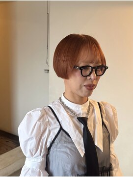 カット アトリエ ルームスリー(cut atelier room3) オレンジヘア