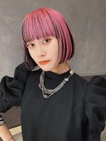 キャロルガーデンズ ボコカ 表参道(Carroll Gardens bococa) インナーカラー/デザインカラー/ハイライト/ボブ【azu担当】