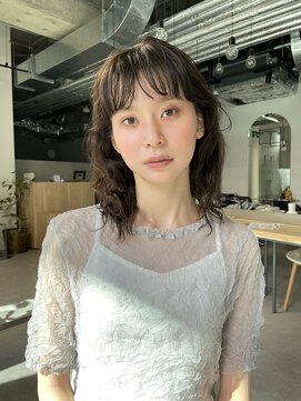 ミンクスオーバー(MINX OVER) 【細かめパーマ】しっかりパーマ×ミディアムヘア