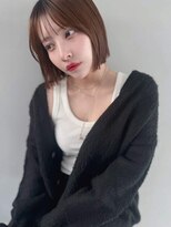 フッズ(HOODS)&nbsp;シースルーバング　ミニボブ　切りっぱなし