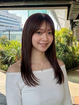 ランド(RaND) 【髪質改善】ロングセミディ姫カットワンカールシアーカラー