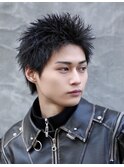 スパイキーアップバング