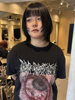 ソラス 緑地公園店(SOLAS)&nbsp;ダークカラー × ウルフカット
