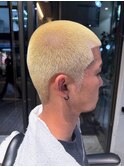blond buzz cut〈吉祥寺〉〈バーバー〉