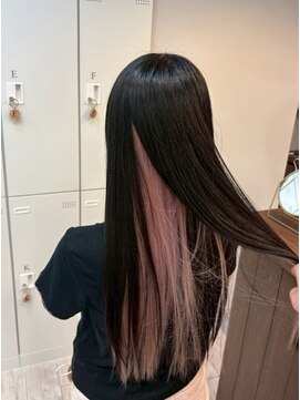 ニュースエン(newseN:) ピンクインナーカラー/ダブルカラー/ケアブリーチ/髪質改善