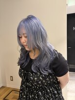 ブレスシイ 大阪梅田(brace SII)&nbsp;ブリーチダブルカラー　ice blue