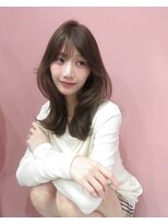 ボタン コロン 表参道 原宿(VOTAN COLON)&nbsp;くびれミディ/韓国ヘア/顔まわりレイヤー/似合わせカット