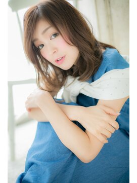 モッズ ヘア 福岡姪浜店(mod's hair) 女っぽカジュアル☆抜け感セミディb