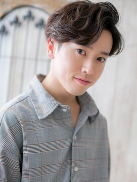 グルーミングサロン バーバー キャッスル 北浦和西口(Grooming salon Barber Castle) 立ちあげバングでジェントルマンstyle a