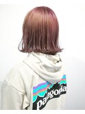 【habitt】外ハネボブ×ピンクバイオレット