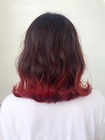 ジーナ 札幌(Zina)&nbsp;【Zina札幌】フリンジウェーブ前髪大人かわいいココアブラウン