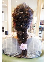 エメ(Aimer h-air)&nbsp;編みおろしスタイル