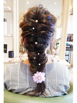 エメ(Aimer h-air) 編みおろしスタイル