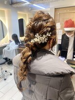 テトラ バイ ネオリーブ 横浜西口店(tetra by neolive)&nbsp;＊華やか編みおろしアレンジ＊