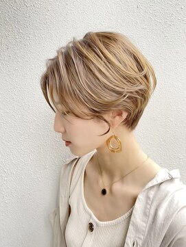 イオエ 岡本(ioe) 黒髪/グレーベージュ/レイヤーロング/前髪パーマ/艶髪/髪質改善