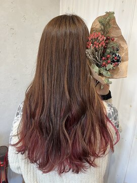 アズミー 自分らしく(As.me) 【Asme】インナーピンクアンブレラカラー