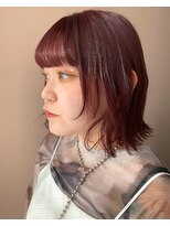 ハブ(hub)&nbsp;【天神今泉】ワインレッド