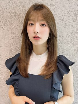 ロンド アンブル 四条烏丸(Lond ambre) 【Lond ambre】五島巨幹 韓国風/フェイスレイヤー/クビレヘアT