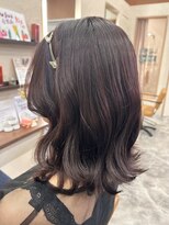 エイム ヘアメイク 横川店(eim HAIR MAKE) plum pink