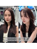 レディアル 渋谷(REDEAL)&nbsp;ワンホンヘア/韓国ヘア/ウルフ/前髪[レイヤーカット/渋谷]