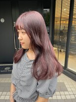 ヘアサロン ガリカ 表参道(hair salon Gallica) 【mami】ゆるふわロングxラベンダーココア/ブリーチなし